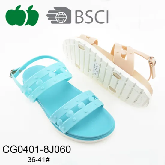 2017 High Quality Fashion Cheap Ladies Flat Sandals