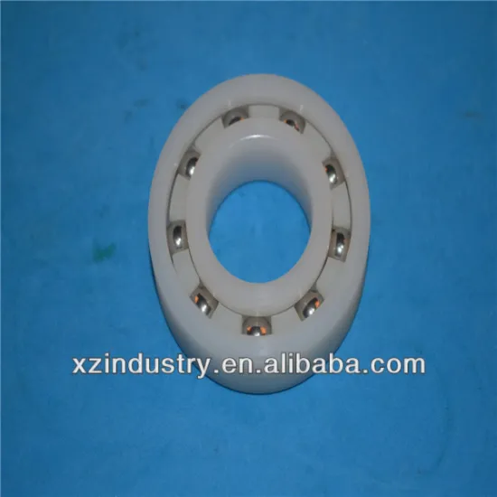 OEM plastic deep groove steel ball bearings with teflon cage