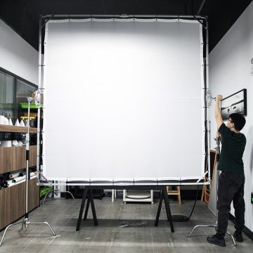 Duży modyfikator światła motyla 3,6x3,6m biały dyfuzor do fotografii filmowej i reklamowej