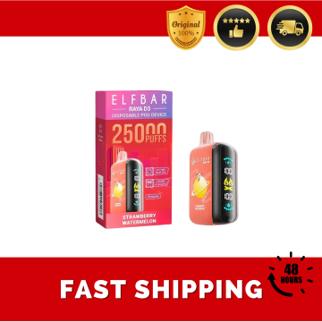 Elf bar raya d3 25000 puff vape sekali pakai stok
