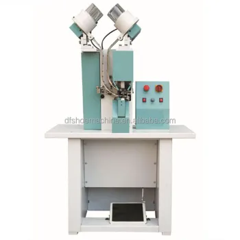 Automatic Eyelet Punching Machine for Rubber Sneaker Shoes with Leather Upper