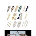 Acetic acid hairpin pearl hairpin set