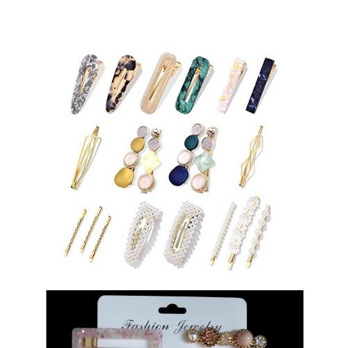 Acetic acid hairpin pearl hairpin set