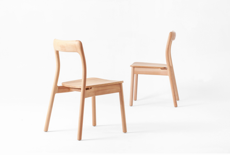 Popular Modern Beech Chair Wooden Furniture for Dining Room