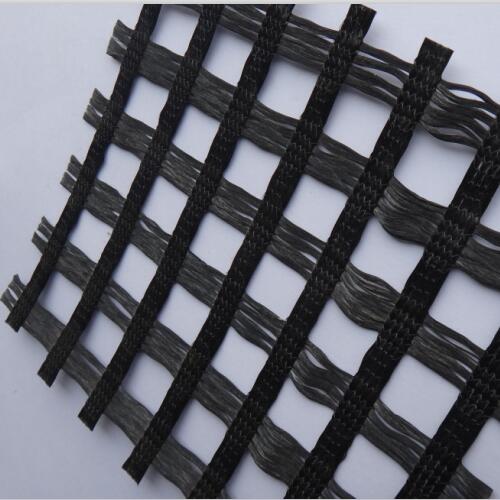 Polyester PET tkaný geogrid s vysokou pevností pletený polyester