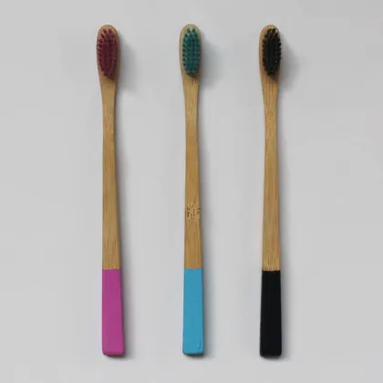 Environmentally Friendly Bamboo Toothbrush With Paint