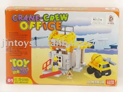 Children Toy, Plastic Block DIY Engineering with 6 Different Design for Choice