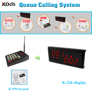 Easy Install Kfc Wireless Paging System CE Approved in 433.92MHz