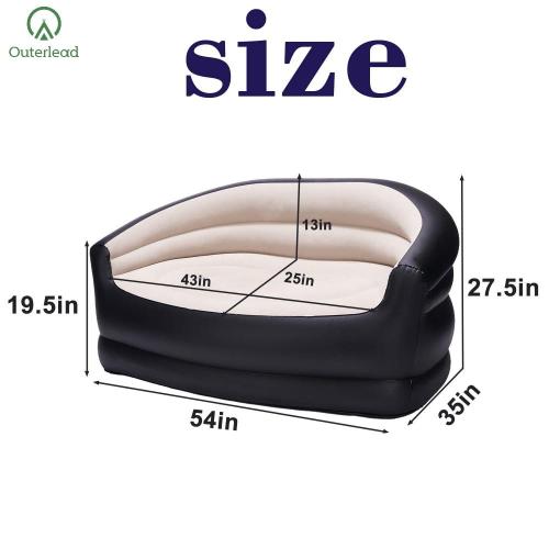 corner outdoor sofa Inflatable Couch Sofa for Outdoor and Living Room Factory