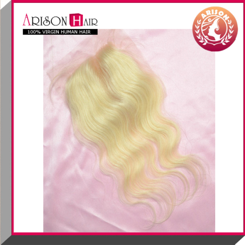 Most popular hair ! New wholesale price natural color cheap lace closure piece