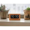 Bambu ou caixa de madeira Meterial Flip Clock