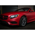 Satin Metallic Red Car Wrap Vinyl.