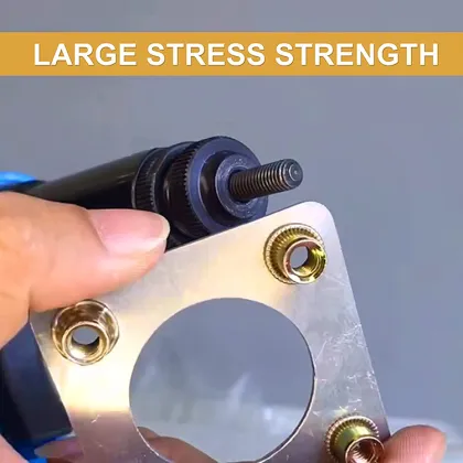 Rivet Nut/Rivnut Threaded Inserts in Various Sizes: M5, M6, M8 - 1/4", "5/16", "3/8 with Countersunk Head