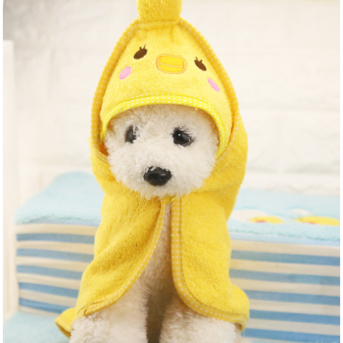 Puppy pet drying bath towel