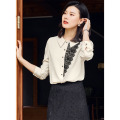 women's long sleeve spring and autumn chiffon shirt