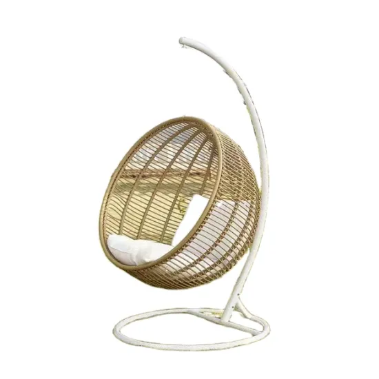 Modern Rattan Swing Sets: Outdoor Swing Chair Garden Set