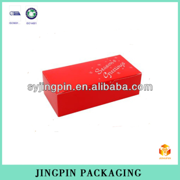 Rectangle Red Season Greetings paper box