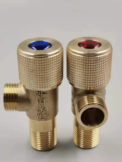 Hot and cold inlet triangle valve