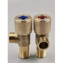 Hot and cold inlet triangle valve