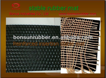 10mm to 30mm thickness cloth inserting horse stable rubber mat