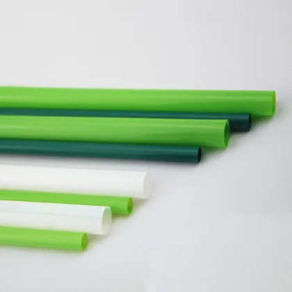 Innovative Biodegradable Polylactic Acid Drinking Straw Samples