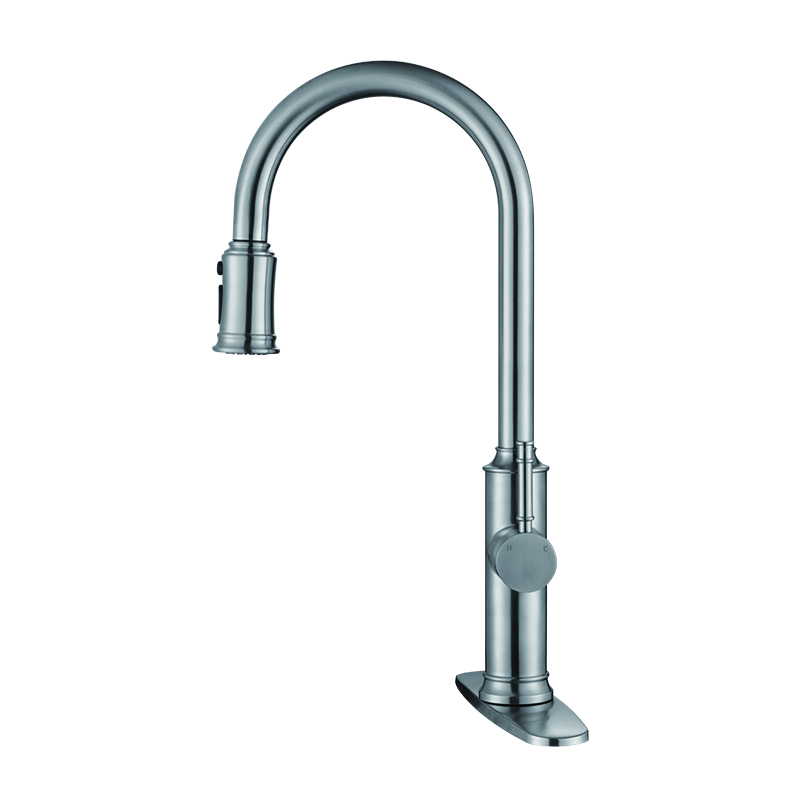 lead free faucet 304# Stainless steel Kitchen tap