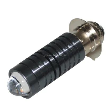 Hi/Lo Beam White Yellow LED Moto Bulbs - Super Bright Motorcycle Headlight