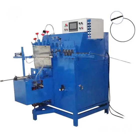 Automated Whitelegg Ring Coiling Machine with Welding