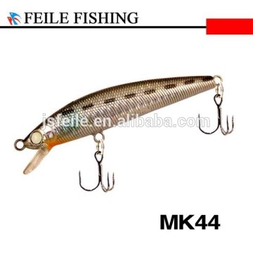Hot-selling 8.5cm/6.8g minnow fishing lure moulds with stainless steel hook