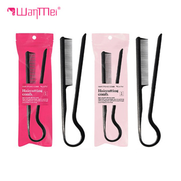 Wanmei Original Design OEM V-shaped Hair Clamp Comb with Color Bags for Home Styling