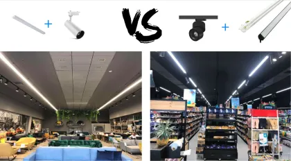 Grille Track Lights For No Main Light Design