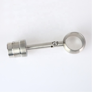 Adjustable Stainless Steel Handrail Fitting with Ring