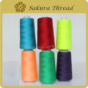 Colored 40s/2 100% Spun Polyester Sewing Thread