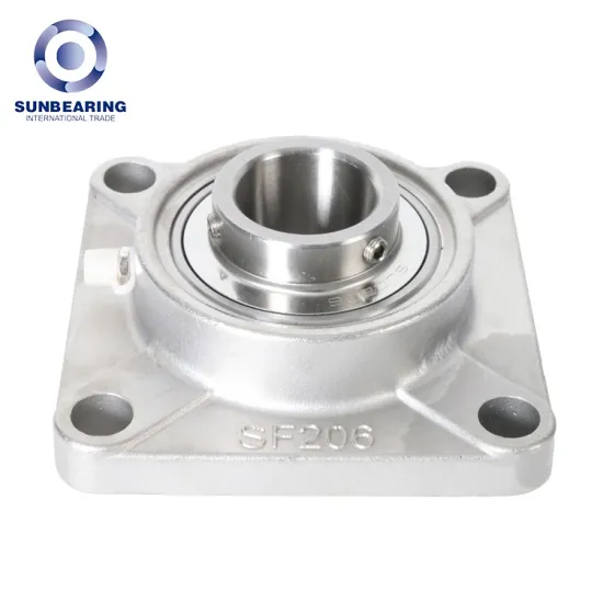 SUCF206 4 Bolts Stainless Steel Flange Bearing