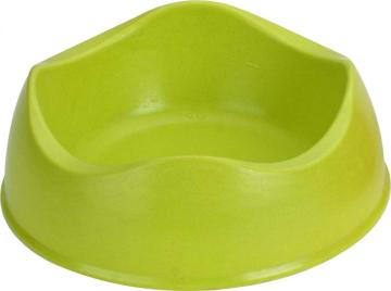Irregular bamboo fiber pet bowl