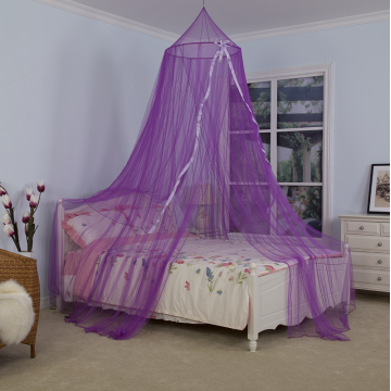 Beautiful Purple Ribbon Umbrella Mosquito Net