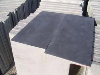 honed blue limestone tiles