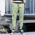 Pantaloni casual da uomo in cotone poliestere