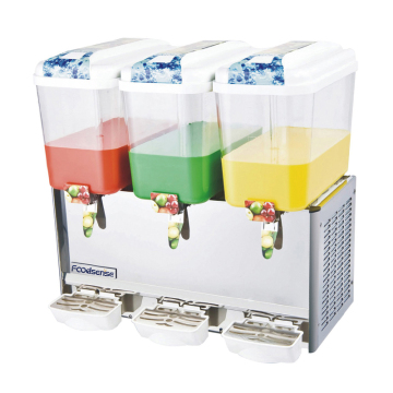 High-Quality Commercial 12L 3-Tank Juice Dispenser for Cold and Hot Beverages