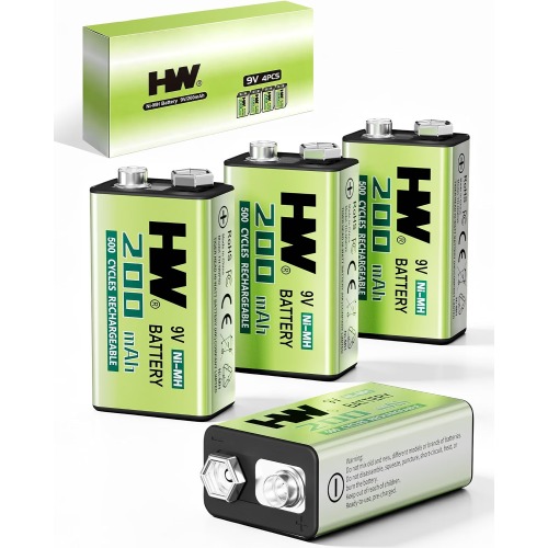 HW 鎳氫充電 9V 電池 200mAh