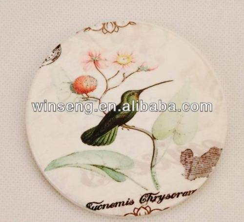 Ceramic Spring Blossoms Coaster made in china