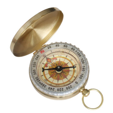 Wholesale Polished Copper Antique Pocket Magnetic Compass Gifts