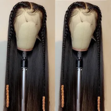 Top Quality virgin brazilian human hair lace front wig,hd transparent front lace wigs,150% 180% Density human hair wigs
