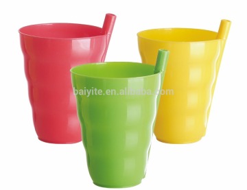 10oz plastic PP straw cup