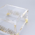 Hot selling square acrylic jewelry organizer