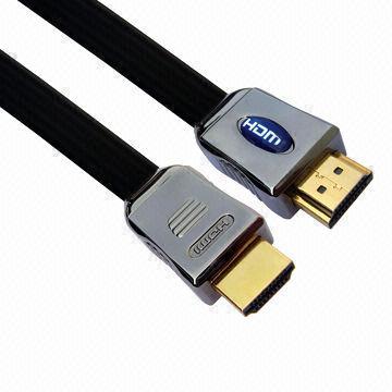 Die Casting Hood Assembly Type Flat HDMI® Cables, Easy to Install