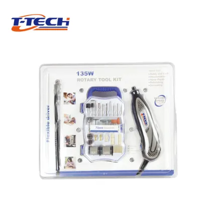 Promotional OEM Mini Drill Accessories and 135W Dremel Rotary Tool Kit