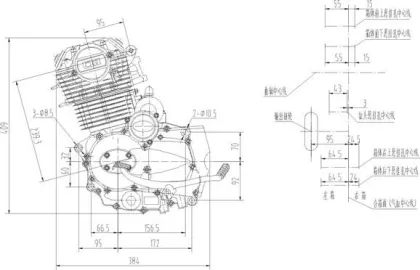 Motorcycle Engine  162fmj  Single - Cylinder 4 Stroke Cg150 Engine Motorcycle Engine Parts