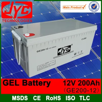 Long cycle life solar gel battery 12v 200ah battery