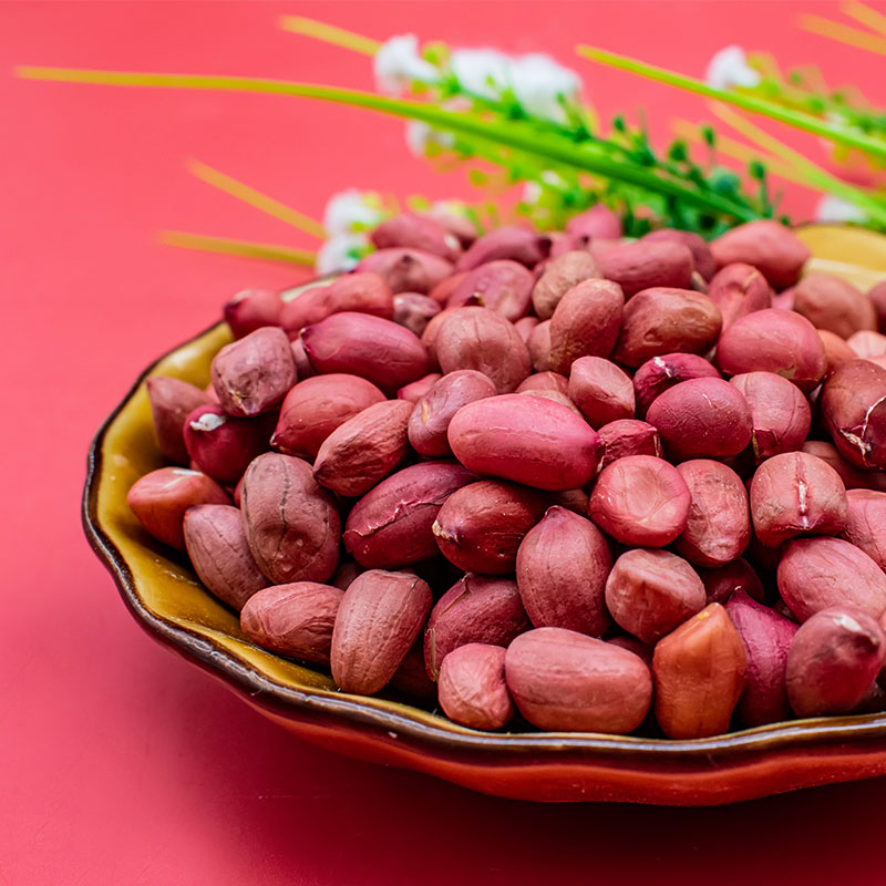 Red peanuts